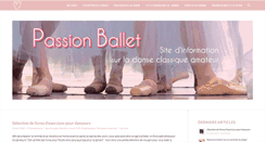 Desktop Screenshot of passionballet.com